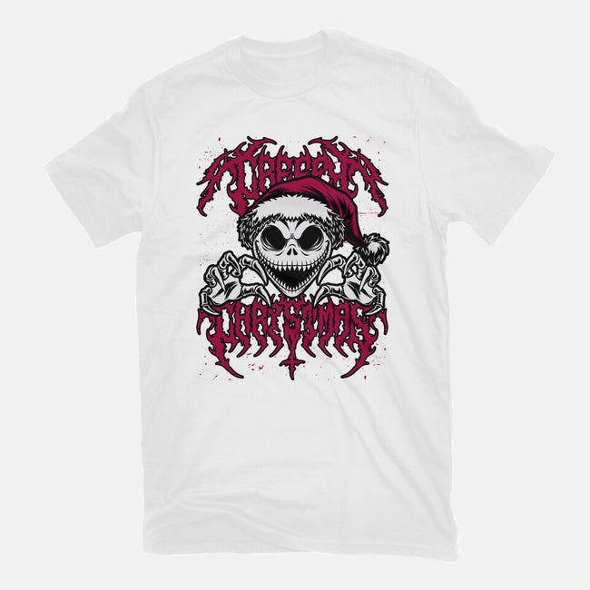 Creepy Christmas Skeleton Spooky-Womens-Fitted-Tee-Studio Mootant