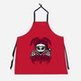 Creepy Christmas Skeleton Spooky-Unisex-Kitchen-Apron-Studio Mootant