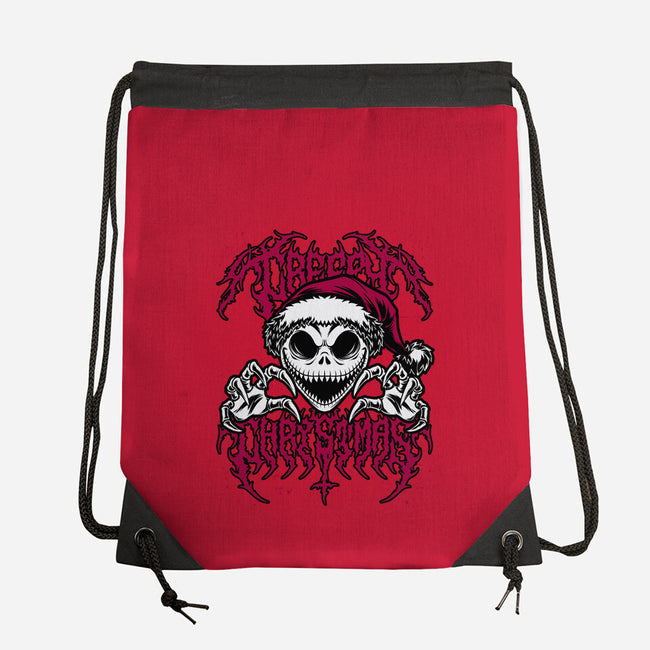 Creepy Christmas Skeleton Spooky-None-Drawstring-Bag-Studio Mootant