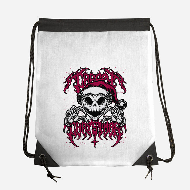 Creepy Christmas Skeleton Spooky-None-Drawstring-Bag-Studio Mootant
