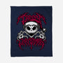 Creepy Christmas Skeleton Spooky-None-Fleece-Blanket-Studio Mootant