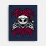 Creepy Christmas Skeleton Spooky-None-Stretched-Canvas-Studio Mootant