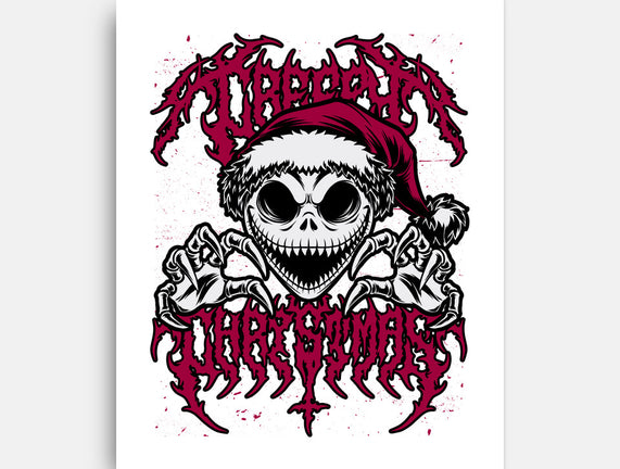 Creepy Christmas Skeleton Spooky