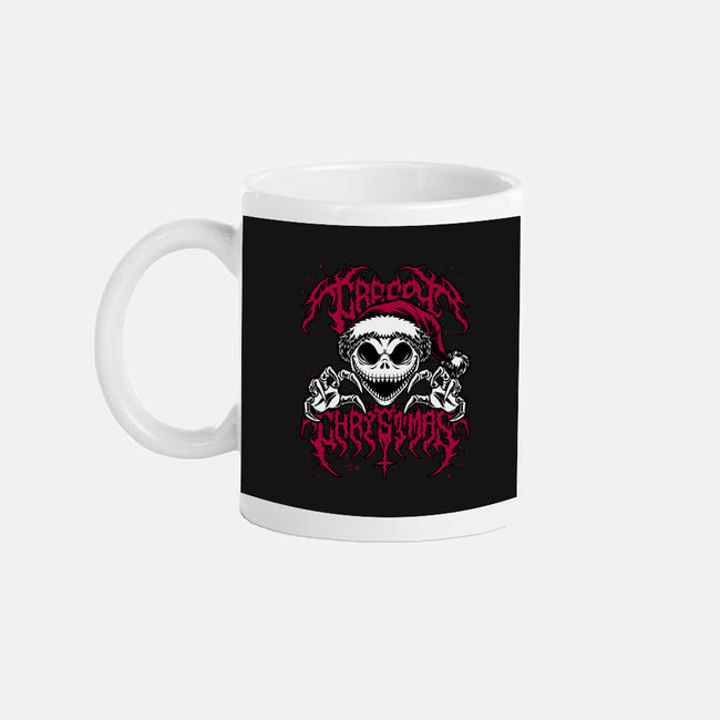 Creepy Christmas Skeleton Spooky-None-Mug-Drinkware-Studio Mootant
