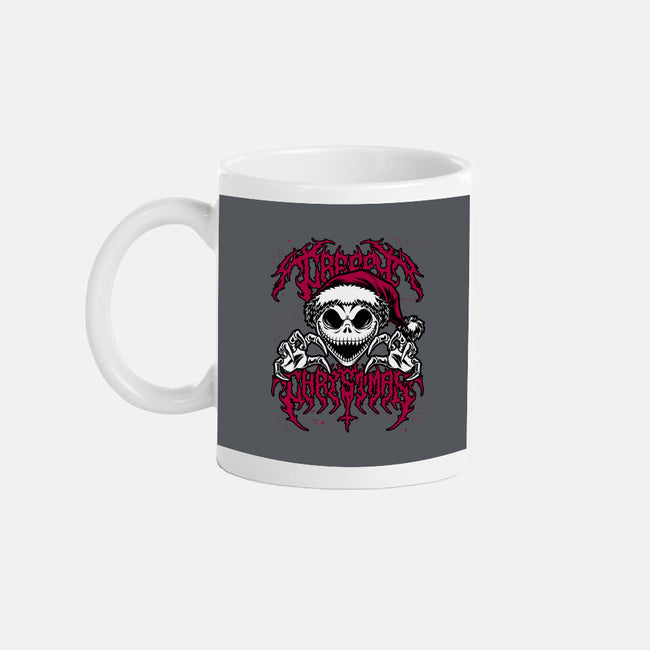 Creepy Christmas Skeleton Spooky-None-Mug-Drinkware-Studio Mootant