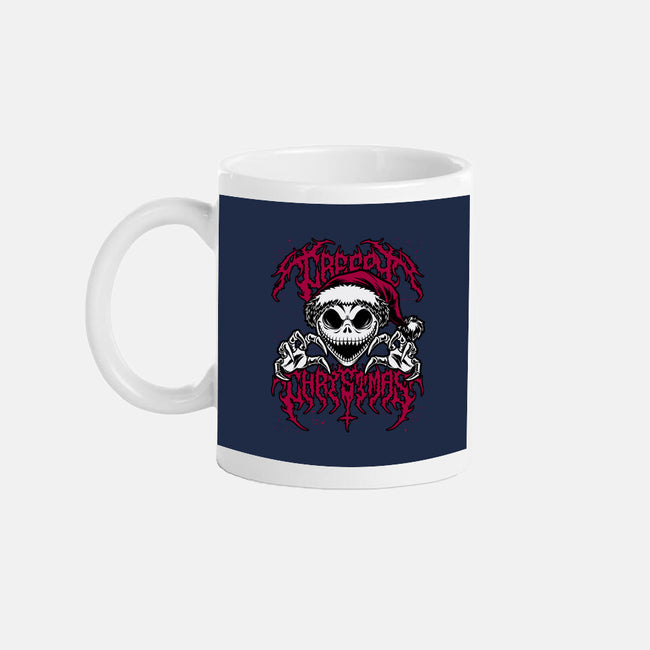 Creepy Christmas Skeleton Spooky-None-Mug-Drinkware-Studio Mootant