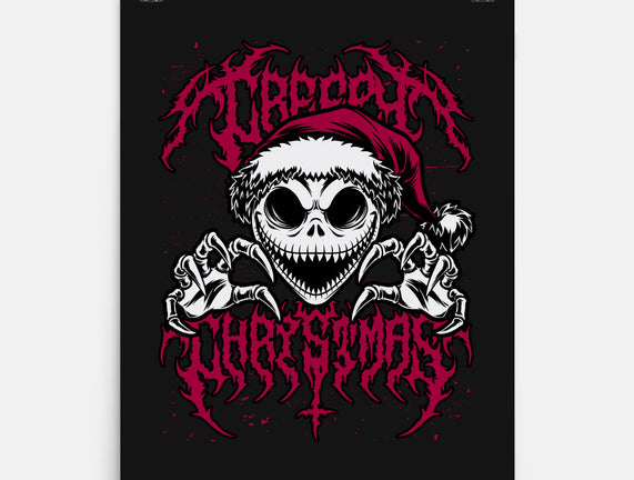 Creepy Christmas Skeleton Spooky