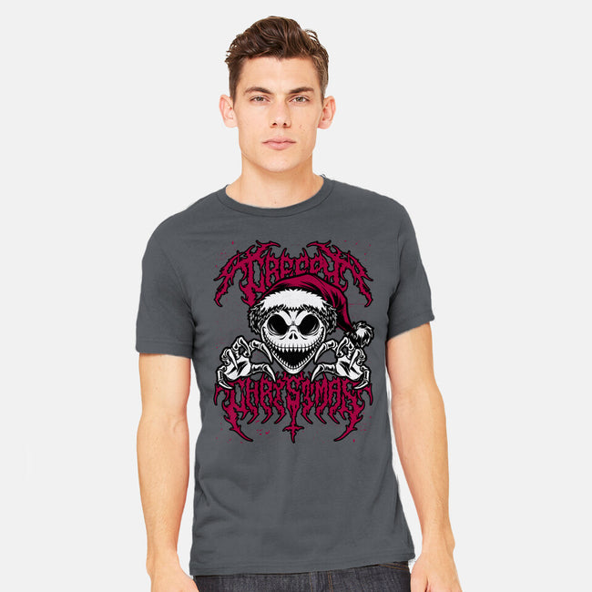 Creepy Christmas Skeleton Spooky-Mens-Heavyweight-Tee-Studio Mootant