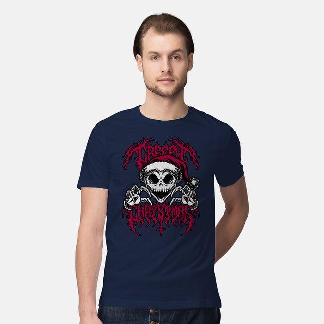 Creepy Christmas Skeleton Spooky-Mens-Premium-Tee-Studio Mootant