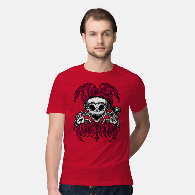 Creepy Christmas Skeleton Spooky-Mens-Premium-Tee-Studio Mootant