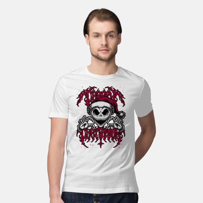 Creepy Christmas Skeleton Spooky-Mens-Premium-Tee-Studio Mootant