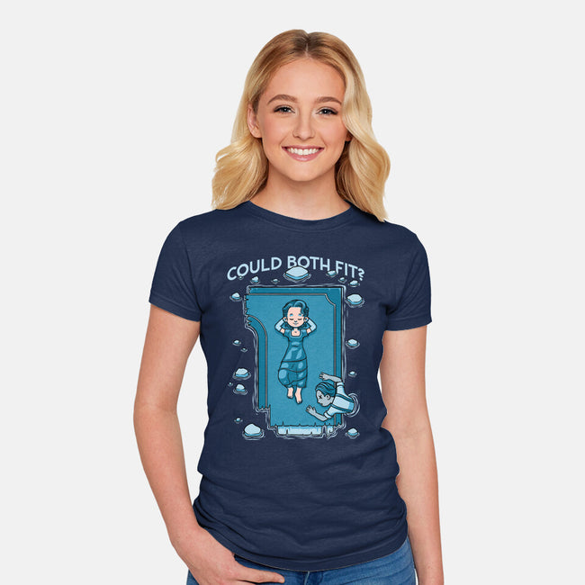Couple Door Ship-Womens-Fitted-Tee-Studio Mootant