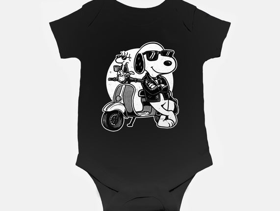 Cool Beagle Biker