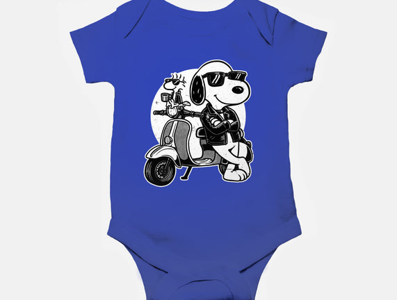 Cool Beagle Biker