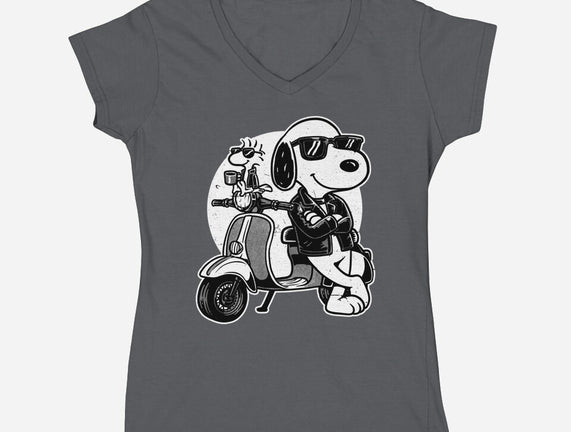 Cool Beagle Biker