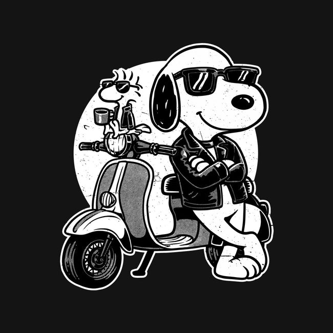 Cool Beagle Biker-Womens-Fitted-Tee-Studio Mootant