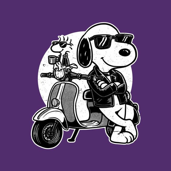 Cool Beagle Biker-Womens-Fitted-Tee-Studio Mootant