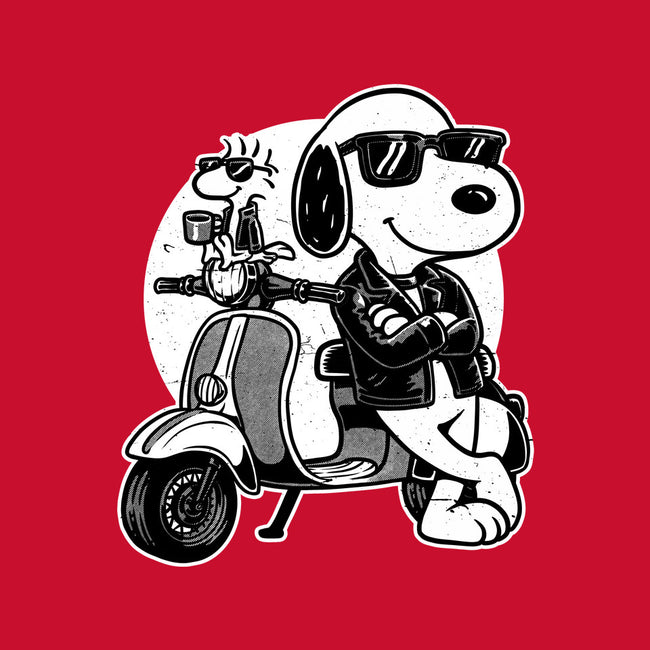 Cool Beagle Biker-None-Glossy-Sticker-Studio Mootant