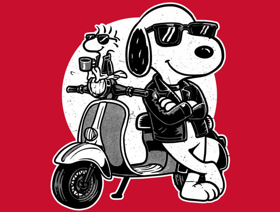 Cool Beagle Biker