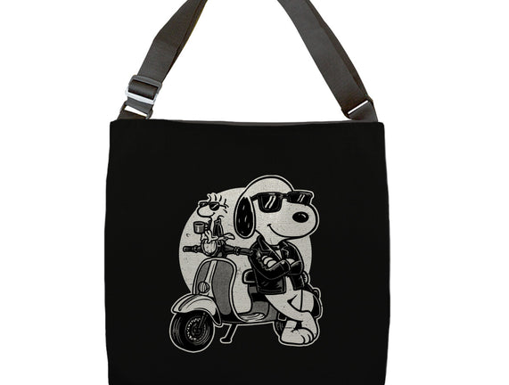 Cool Beagle Biker