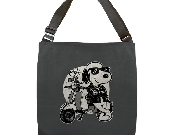 Cool Beagle Biker