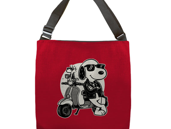 Cool Beagle Biker