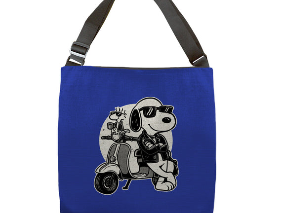 Cool Beagle Biker
