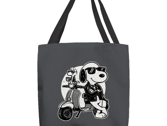 Cool Beagle Biker