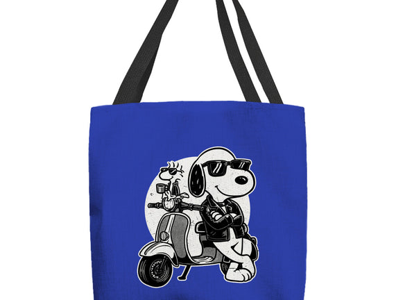 Cool Beagle Biker