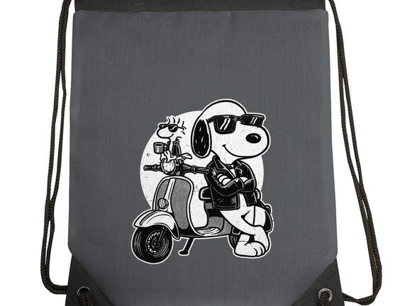 Cool Beagle Biker