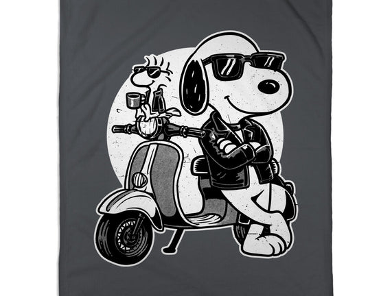 Cool Beagle Biker