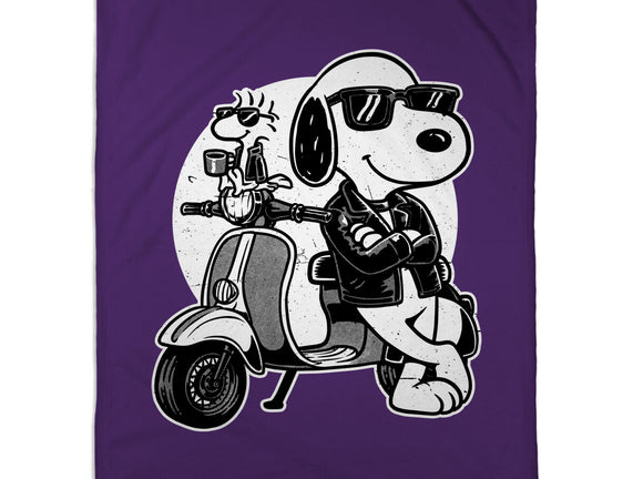 Cool Beagle Biker