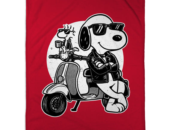 Cool Beagle Biker
