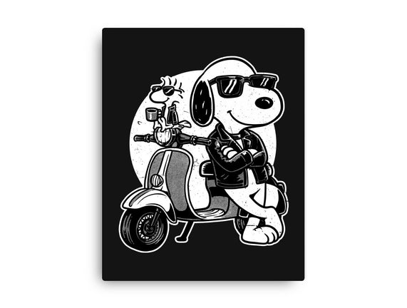 Cool Beagle Biker