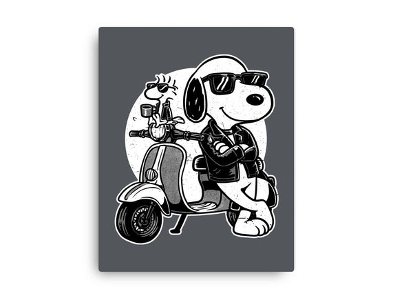 Cool Beagle Biker