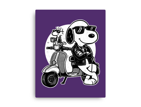 Cool Beagle Biker