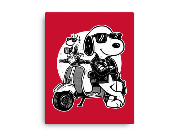 Cool Beagle Biker