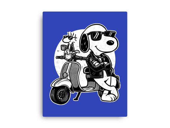 Cool Beagle Biker