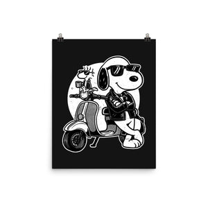 Cool Beagle Biker