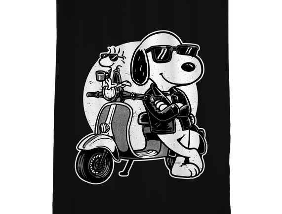 Cool Beagle Biker