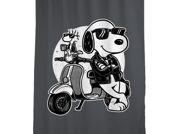 Cool Beagle Biker