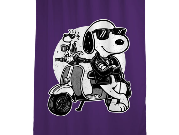 Cool Beagle Biker
