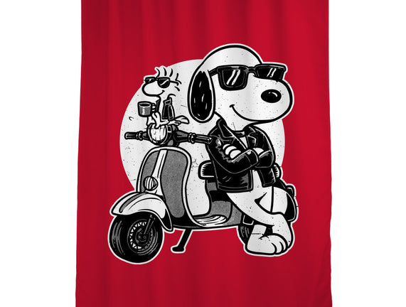Cool Beagle Biker