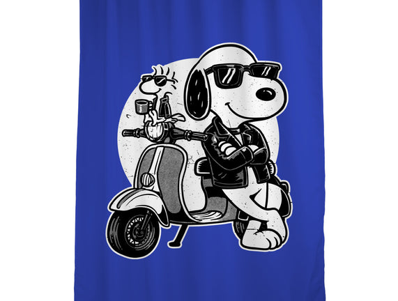 Cool Beagle Biker
