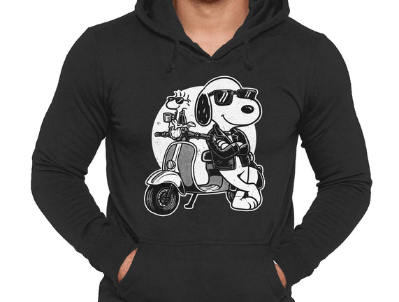 Cool Beagle Biker