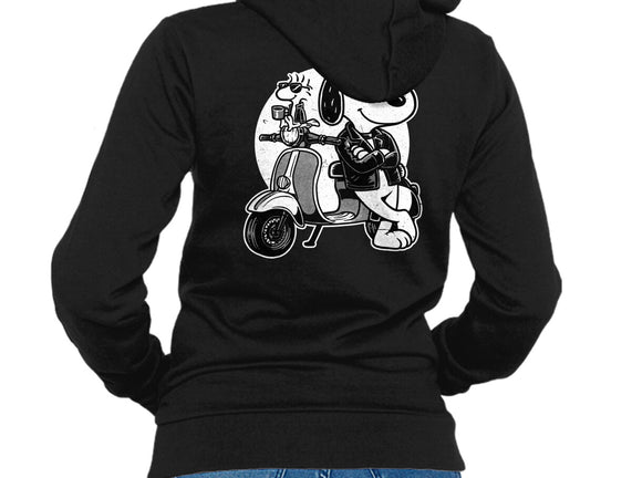 Cool Beagle Biker