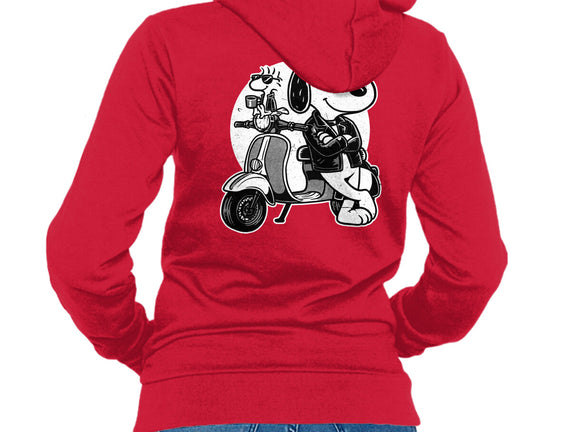 Cool Beagle Biker