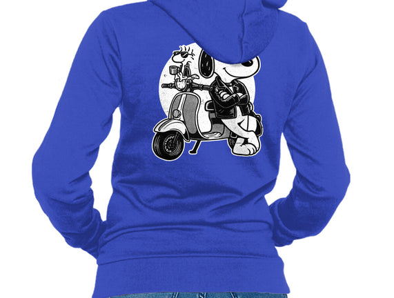Cool Beagle Biker