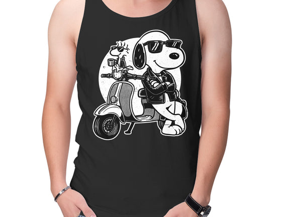 Cool Beagle Biker
