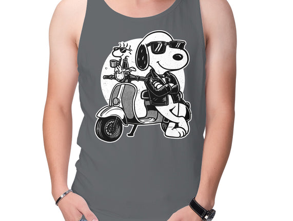 Cool Beagle Biker